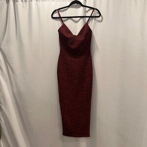 Windsor Burgundy Midi Dress